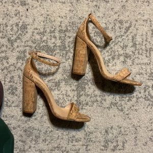 Schultz Cork Ankle Strap Sandal size 10
